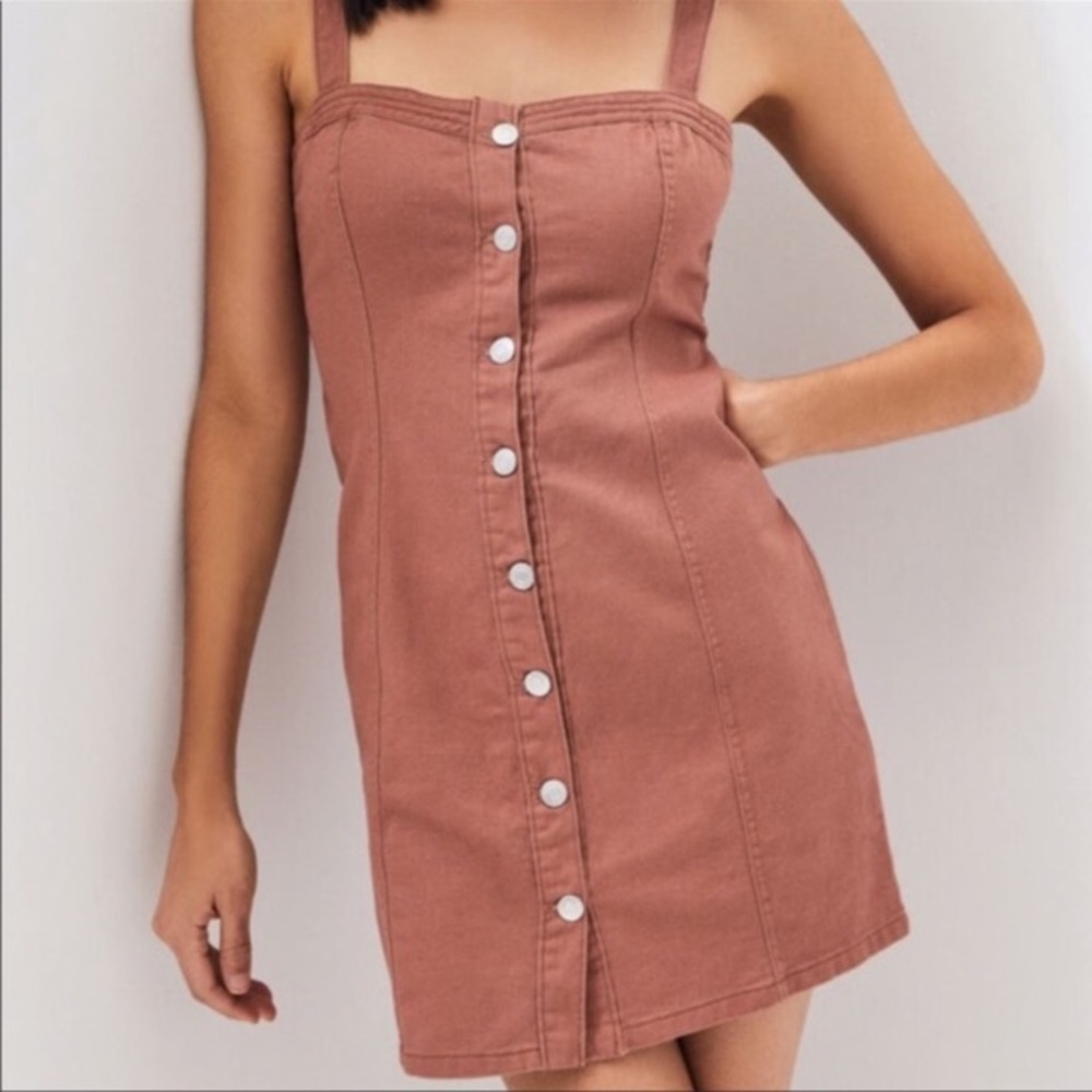 Pacsun Denim Button Up Dress, Size S